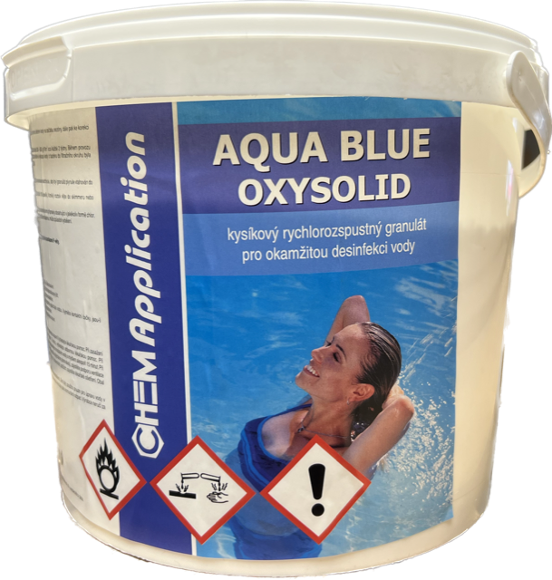 Aqua Blue Kyslíkový granulát OXI šok 3kg - oxisolid AB