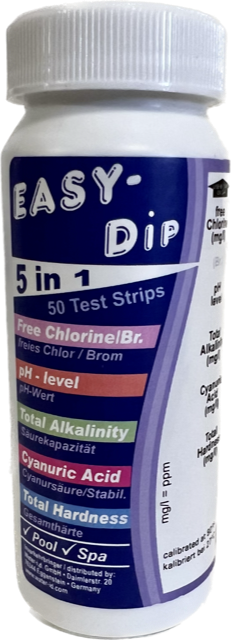 Astralpool Papírkový tester - proužky 5v1 (50ks) - celková tvrdost