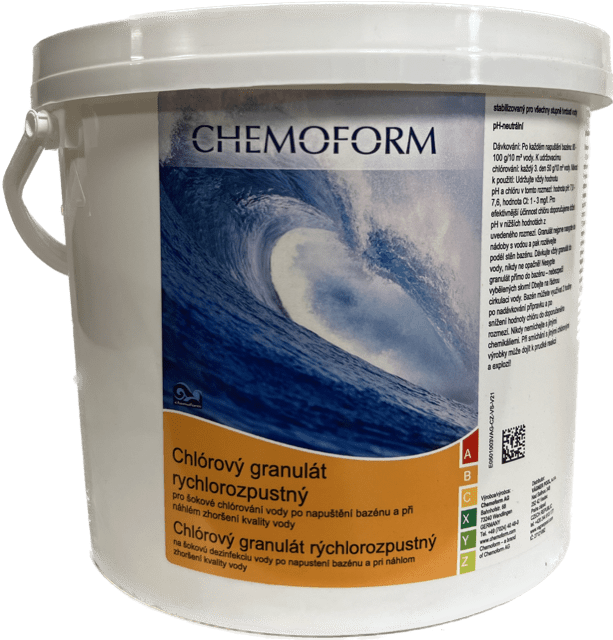 Chlorový granulát rychlorozpustný 3kg - chloršok