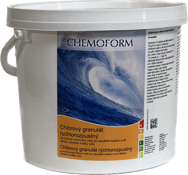 Chlorový granulát rychlorozpustný 5kg - chloršok
