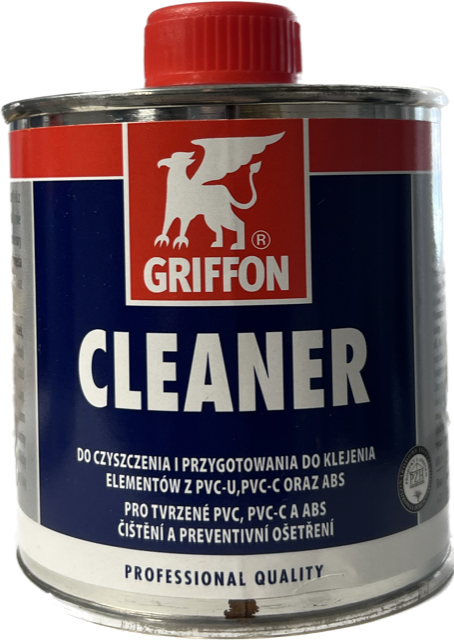 Čistič Griffon 250ml  pro odmaštění PVC spojů