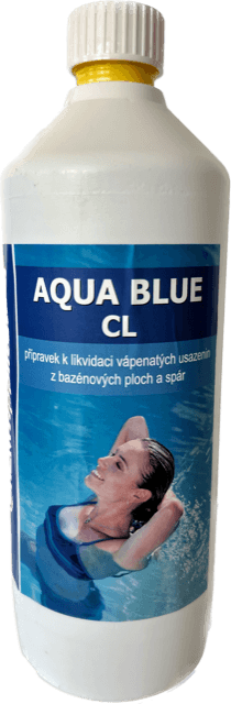 Čistič vápenatých usazenin v bazénu 1l- Aqua Blue CL