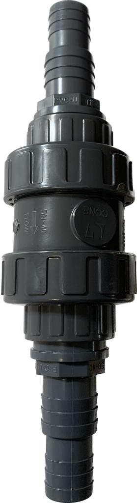 HANSCRAFT Bazénový zpětný ventil 32/38 mm - Zpětná klapka na bazénové hadice