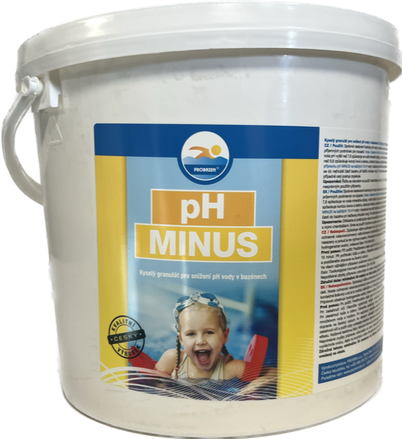 PH mínus 5kg  - snížení pH v bazénu - ph-