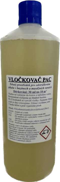 Poolservis Vločkovač 1l (Floccer - Flokul) - projasnění vody v bazénu