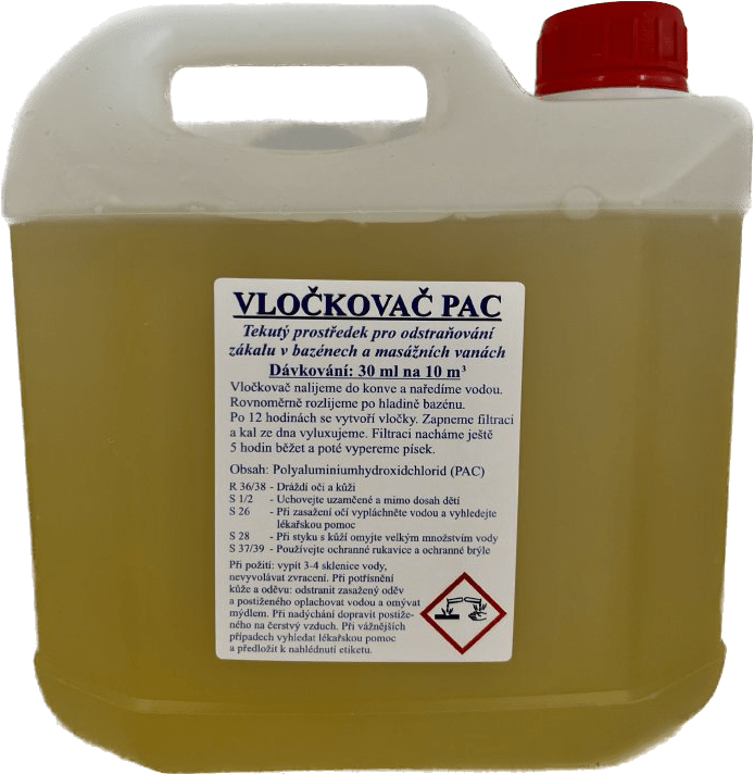 Poolservis Vločkovač 3l (Floccer - Flokul) -  projasnění vody v bazénu