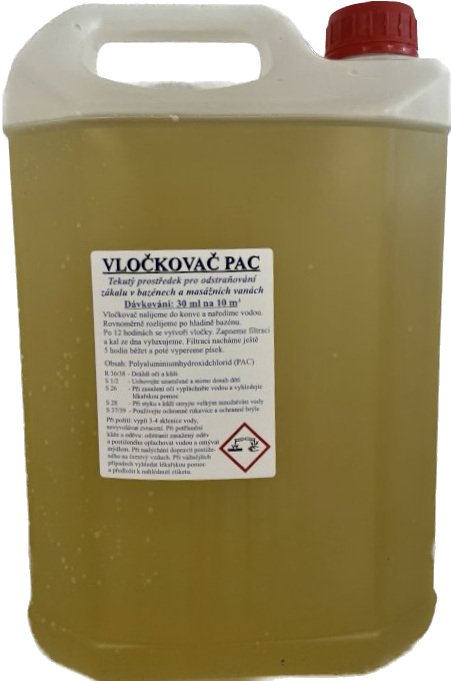 Poolservis Vločkovač 5l (Floccer - Flokul) -  projasnění vody v bazénu