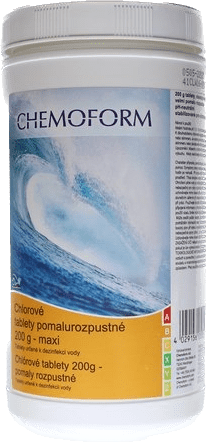 Chlorové tablety Maxi do bazénu - pomalurozpustné 1kg