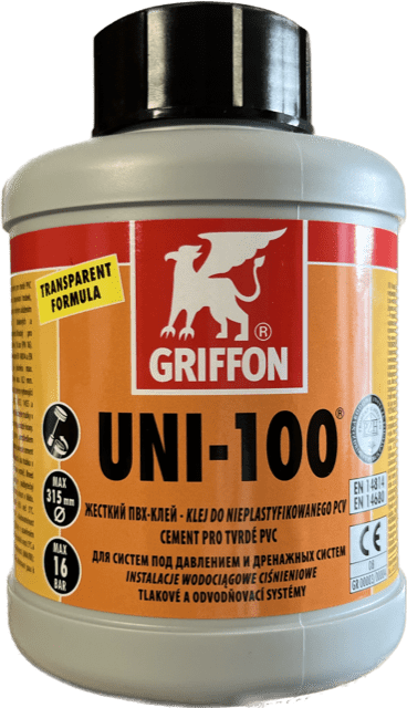 GRIFFON UNI-100 PVC-U lepidlo 500g