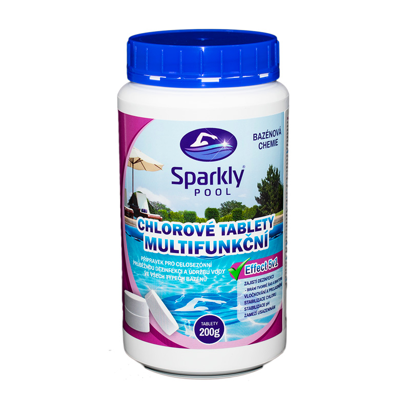 SparklyPool Sparkly POOL Multifunkční 5v1 tablety 200g 1 kg