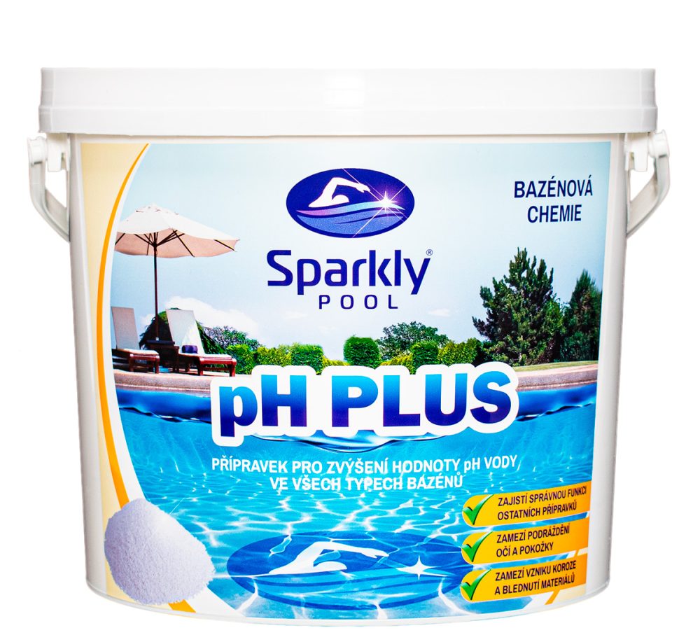 SparklyPool Sparkly POOL PH plus 3 kg