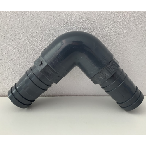 Poolservis PVC Koleno 90° stupňů 32mm/32mm pro bazénovou hadici k solárnímu ohřevu