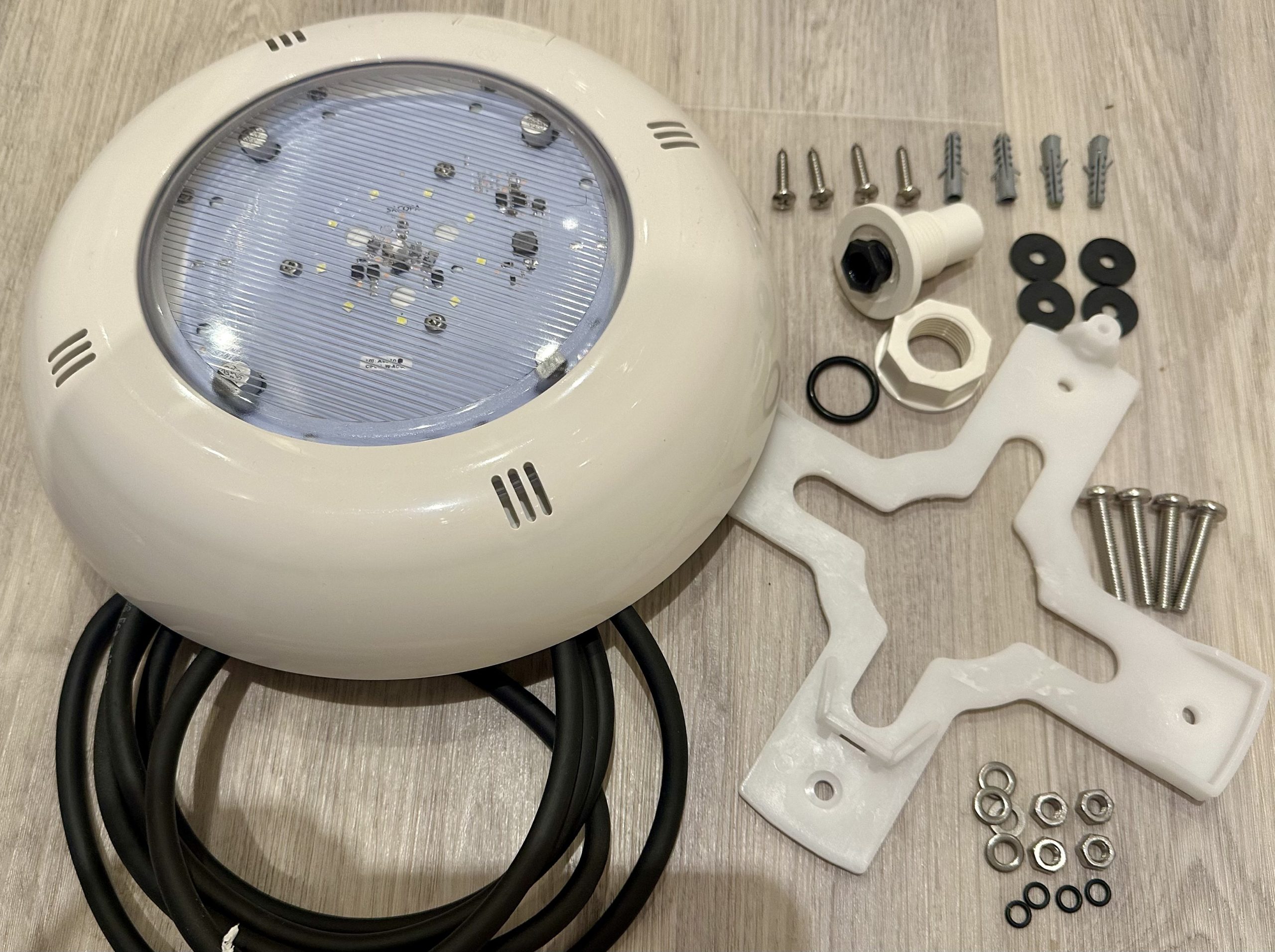 Bazénové světlo LED na kříž 14W/12V pro plast