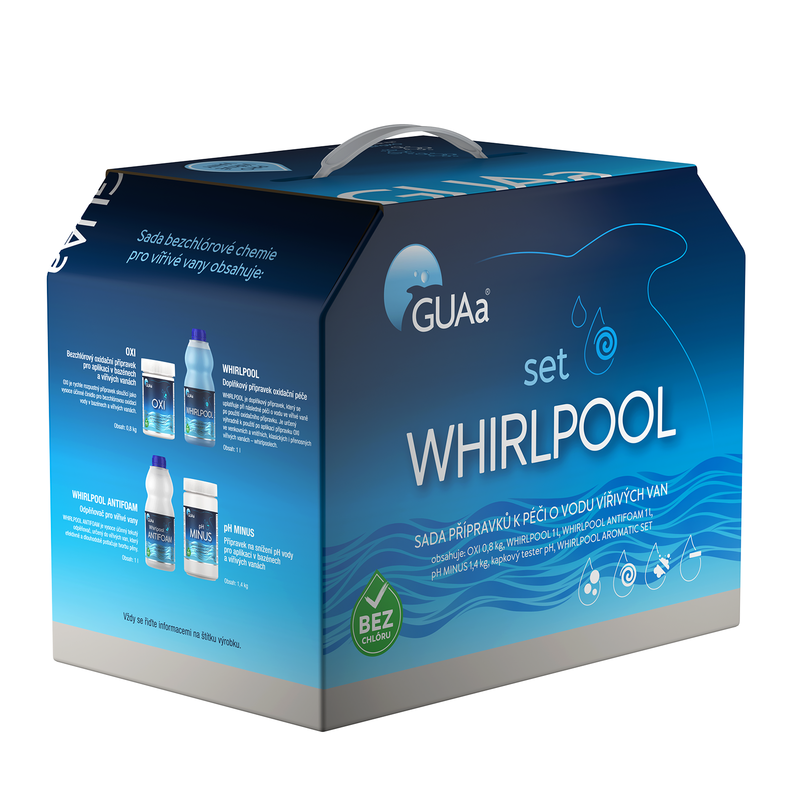 GUAa WHIRLPOOL SET - sada pro vířivé vany