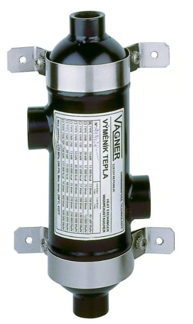Vagnerpool Bazénový výměník OVB 130 - 38kW pro bazén do 40m3